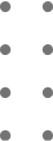 Black domino with three vertical dots